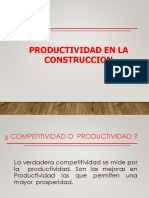 Productividad en La Construccion