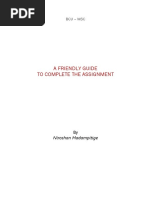 PPM Latest Assignment Guide V1 - 09 Feb 2019