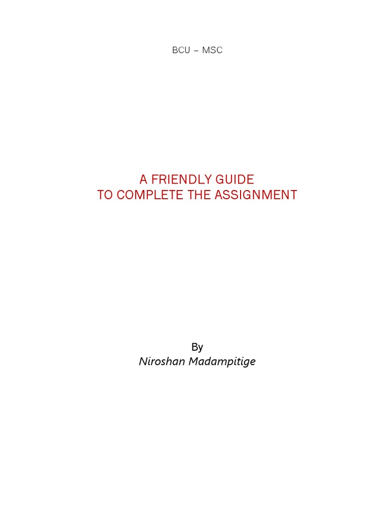 Project Management Assignment Guide | PDF | Project Management | Business