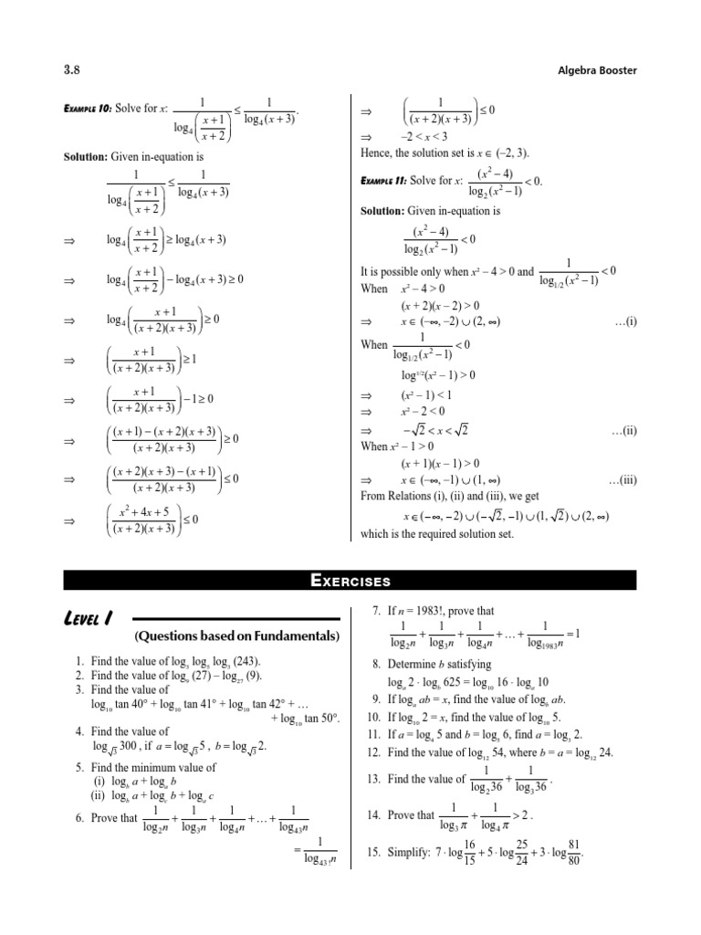 3 Log Logarithm Function Mathematics