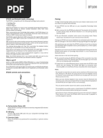 BT100 Quick Start Guide