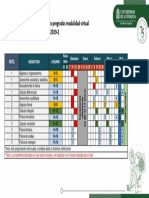 Programación de Evaluaciones 2019-2