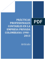Prácticas Profesionales Contables en Colombia