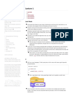 Lecture 1 - CS50x PDF