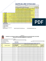 Calendarizaciòn 2019