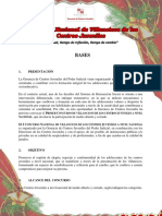 Bases Del Primer Concurso Nacional de Villancicos de Los Centros Juveniles