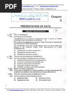 1st Year Statistics Chapter 2 Notes