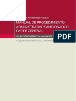 Manual de Procedimiento Administrativo Sancionador Parte General Docx