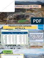 Minas Formales en El Perú