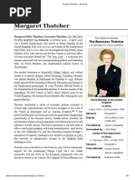 Margaret Thatcher - Wikipedia