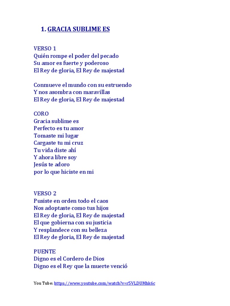 Letra Gracia Sublime letra gracia sublime