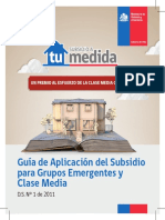 Guía de Aplicación Subsidio DS1 PDF