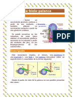 Excéntrica-biela-palanca transforma movimientos