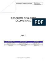 Programa de Higiene Ocupacional 24-08-2014