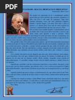 Lula e a Espiritualidade - Prefácio