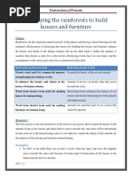 Work # 204 Essay - Destroying The Rainforests To Build Houses and Furniture (750 Words) Dec 30, 2015