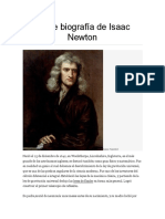 Biografía Isaac Newton