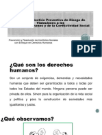 Prevención y Resolución de Conflictos Sociales Con Enfoque en Derechos Humanos