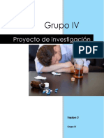 Proyecto de Investigacion, Alcoholismo