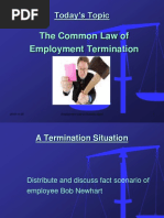 Module 8 PPT - The Common Law of Termination (PT I)