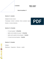 Devoir de Contrôle N°1 - Gestion - 2ème Economie Gest (2009-2010) Mme Latifa