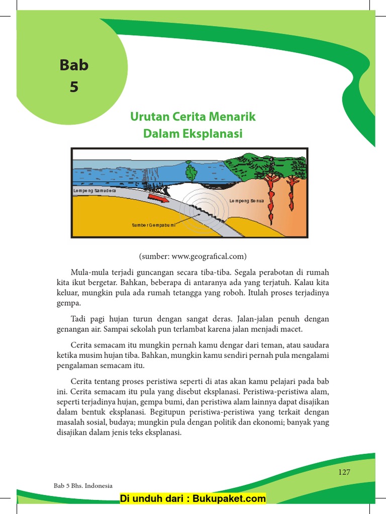 Bab 5 Urutan Cerita Menarik Dalam Eksplanasi