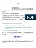 Especificaciones Técnicas de Las Instalaciones Eléctricas de Interior. Actualizada.