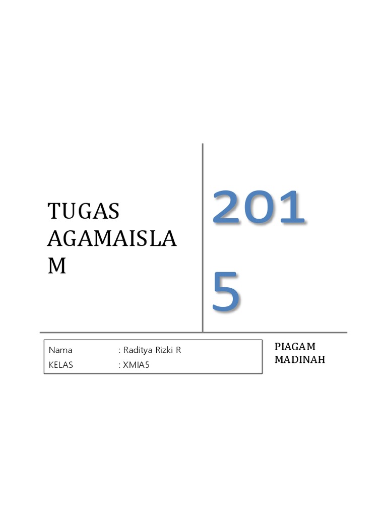 Piagam Madinah | PDF | Agama & Spiritualitas