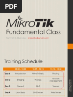 Mikrotik Fundamental