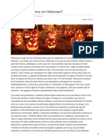 Los orígenes paganos de Halloween