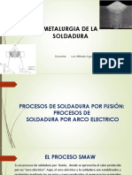 Metalurgia de La Soldadura - Procesos de Soldadura