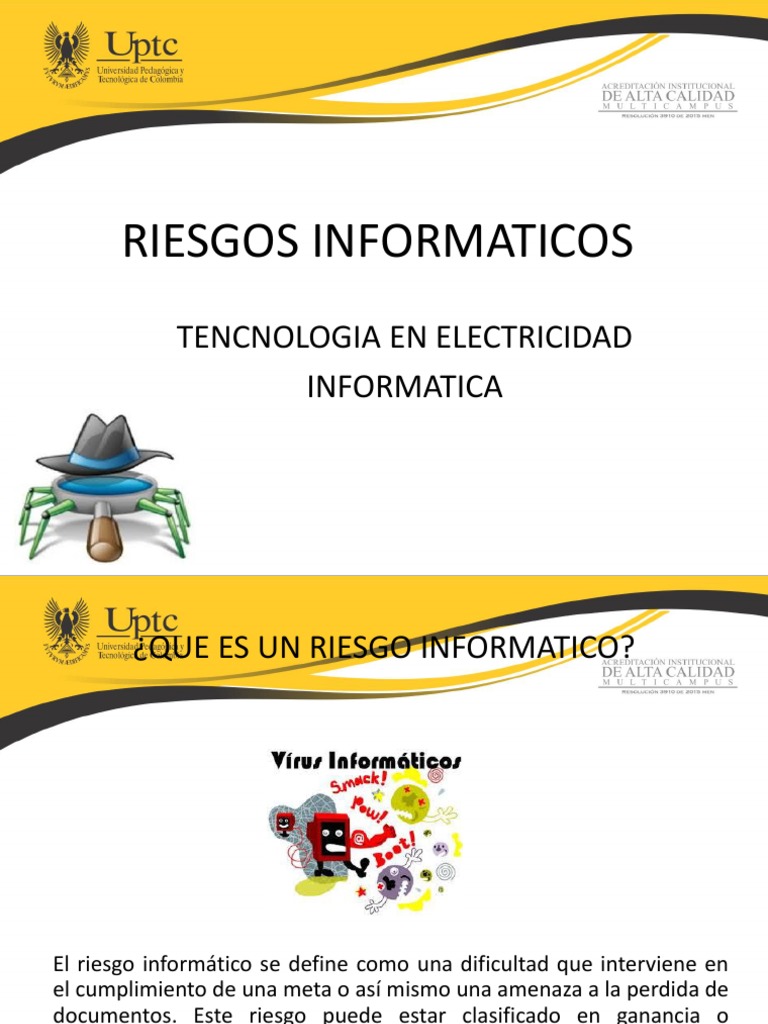 Riesgos Informáticos en Tecnología | PDF | La seguridad informática ...