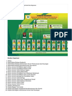 Struktur Organisasi Ftik PDF