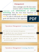 Operations Management Fundamentals