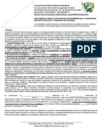 Acta de Compromiso Padres y Estudiantes Por Promocion o Desempeño Bajo en Lo Academico y Disciplinario