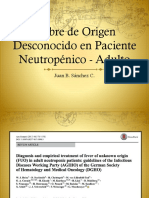 Fiebre de origen desconocido en Oncologia