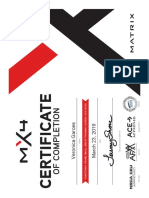 mx4 Certification