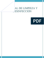 PROGRAMA DE LIMPIEZA Y DESINFECCIÓN