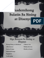 Akademikong Sulatin Sa Sining at Disenyo