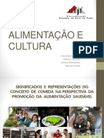 Alimentacao e Cultura - Seminario 1