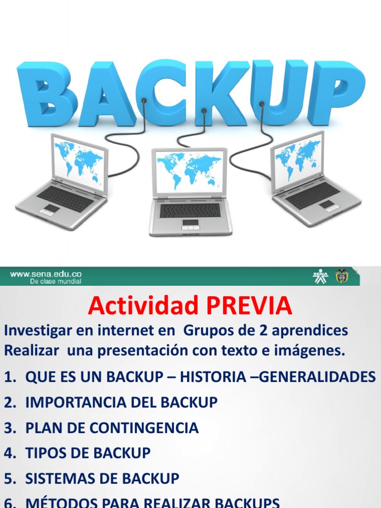 1 Respaldo Backup | Apoyo | Archivo de computadora