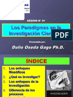 SESION N° 01- PARADIGMASDE LA INVESTIGACION