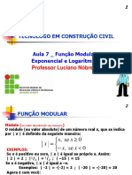 PDF Aula 7 Funcao Modular Expon e Log