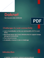 Daknet: Rural Wireless Network Providing Digital Connectivity