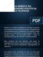 Mga Epekto NG Pagbabagong Political Sa Pilipinas q3