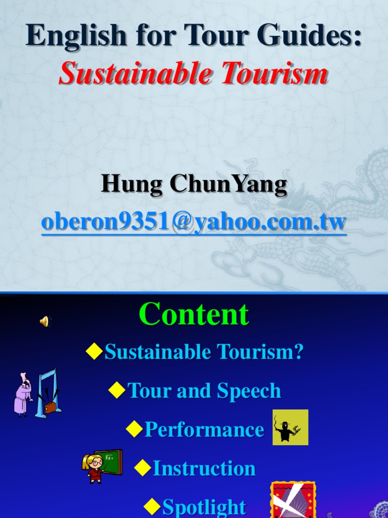 Sustainable Tourism for Tour Guides | PDF | Tourism | Tourism And Leisure