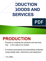 Production of Goods and Services