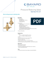Pressure Reducing Valve Technical Specifications