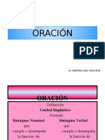 Oración: Estructura y tipos