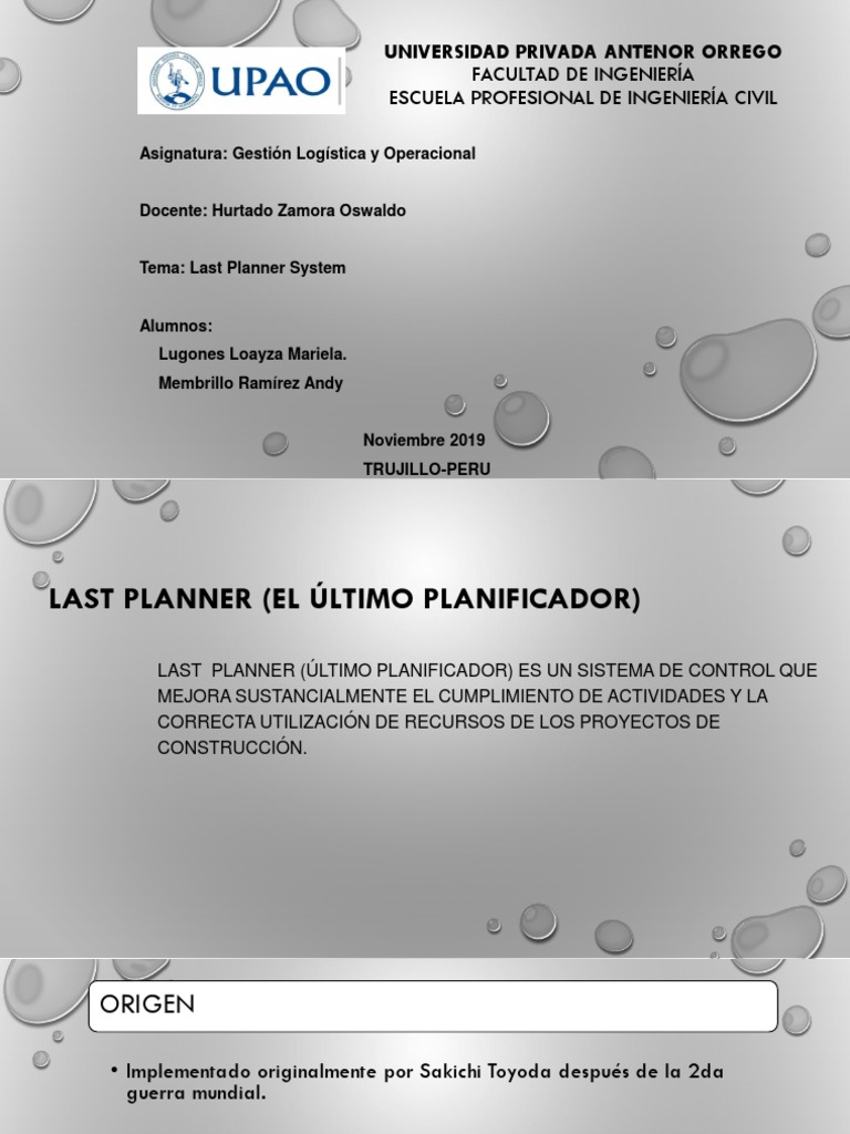 Last Planner | PDF | Planificación | Información
